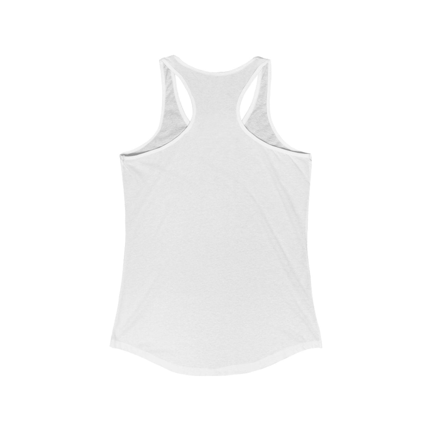 Orchid Embrace Women's Racerback Tank Top, Relaxed Fit, Yoga Apparel, Mindfulness Gift, Summer Workout Shirt, Floral Design