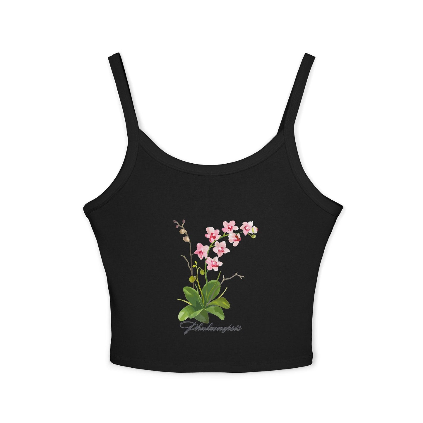 Floral Print Women's Spaghetti Strap Tank Top, Summer Top, Casual Wear, Beachwear, Gift for Her