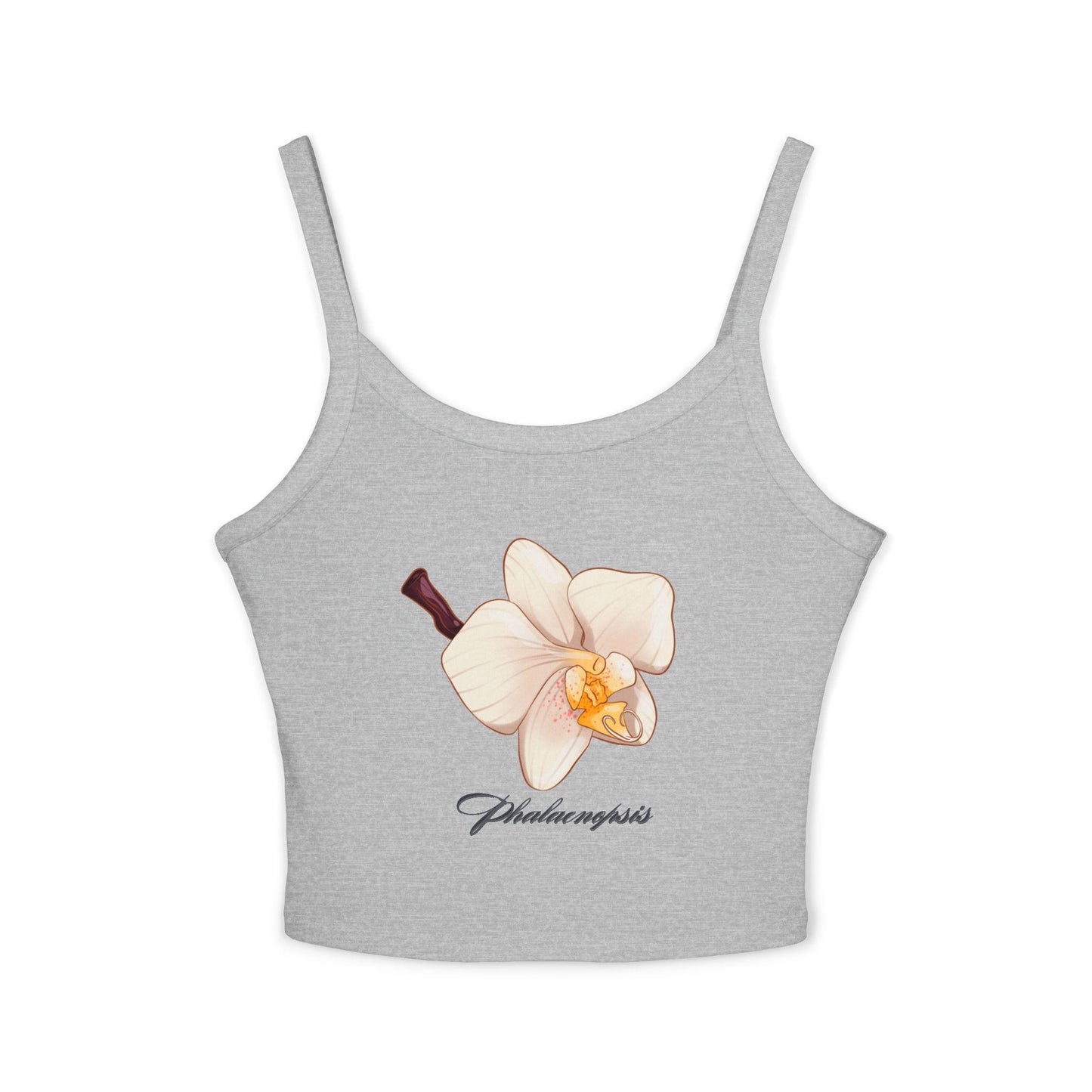 Floral Print Women's Spaghetti Strap Tank Top, Summer Apparel, Gift for Her, Boho Style, Casual Wear, Beach Top