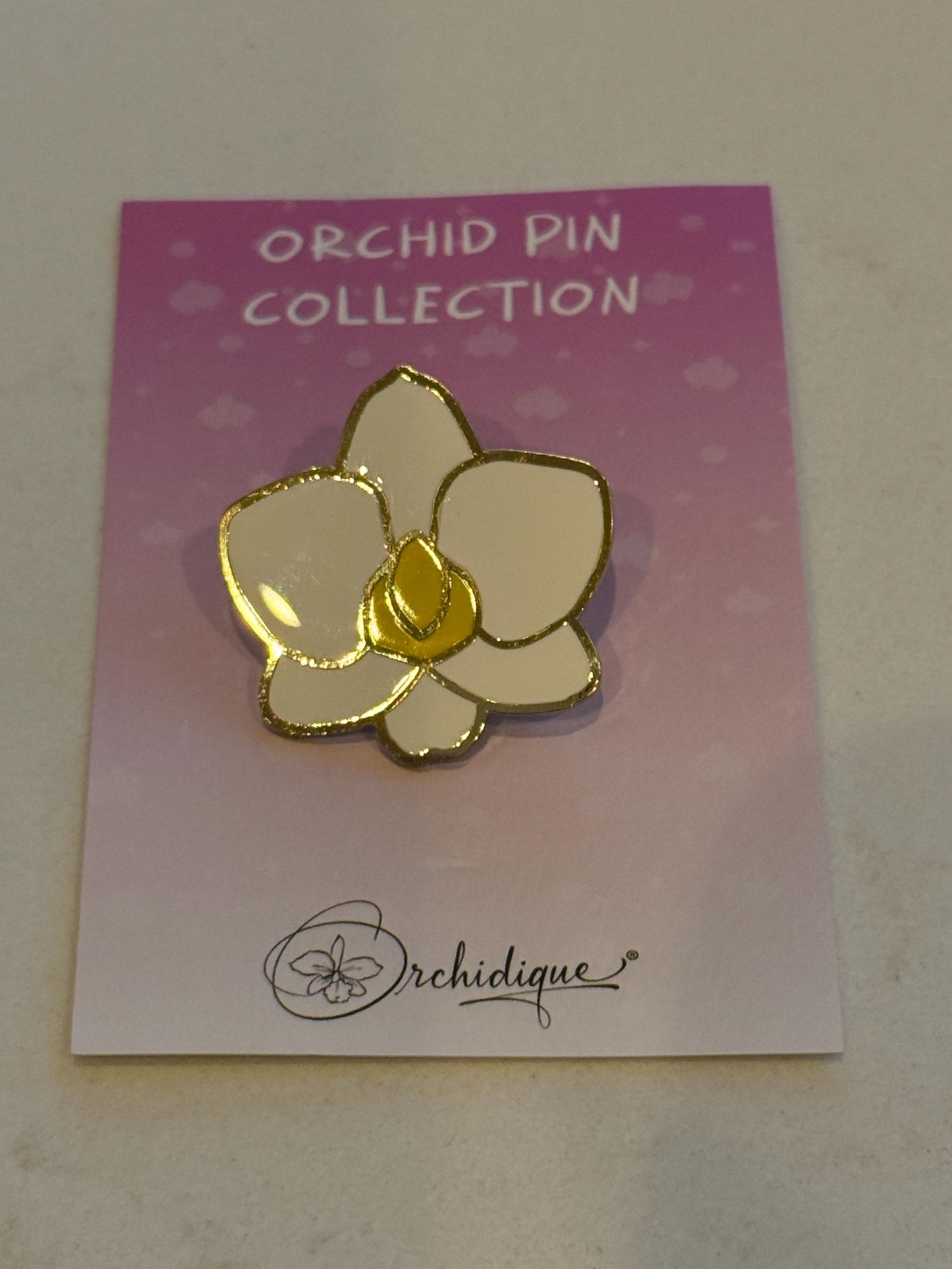 Plant Enamel Pin- Phal Cutie Orchid Flower Enamel Pin β’ Floral Pin Collector Item β’ Unique Gift for Orchid Lovers β’ Pins and Badges