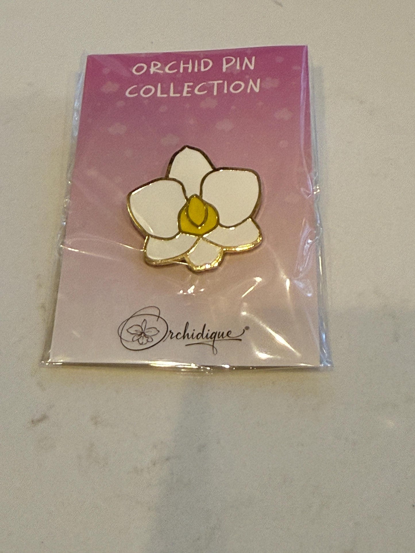Plant Enamel Pin- Phal Cutie Orchid Flower Enamel Pin β’ Floral Pin Collector Item β’ Unique Gift for Orchid Lovers β’ Pins and Badges