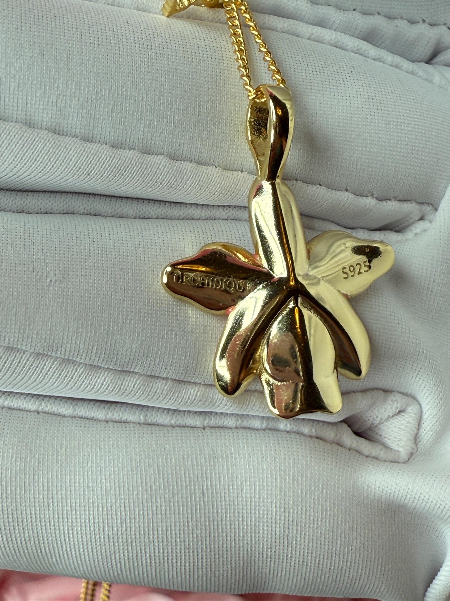 Orchid Jewelry Violecea Rubrea -inspired Pendant or Earrings
