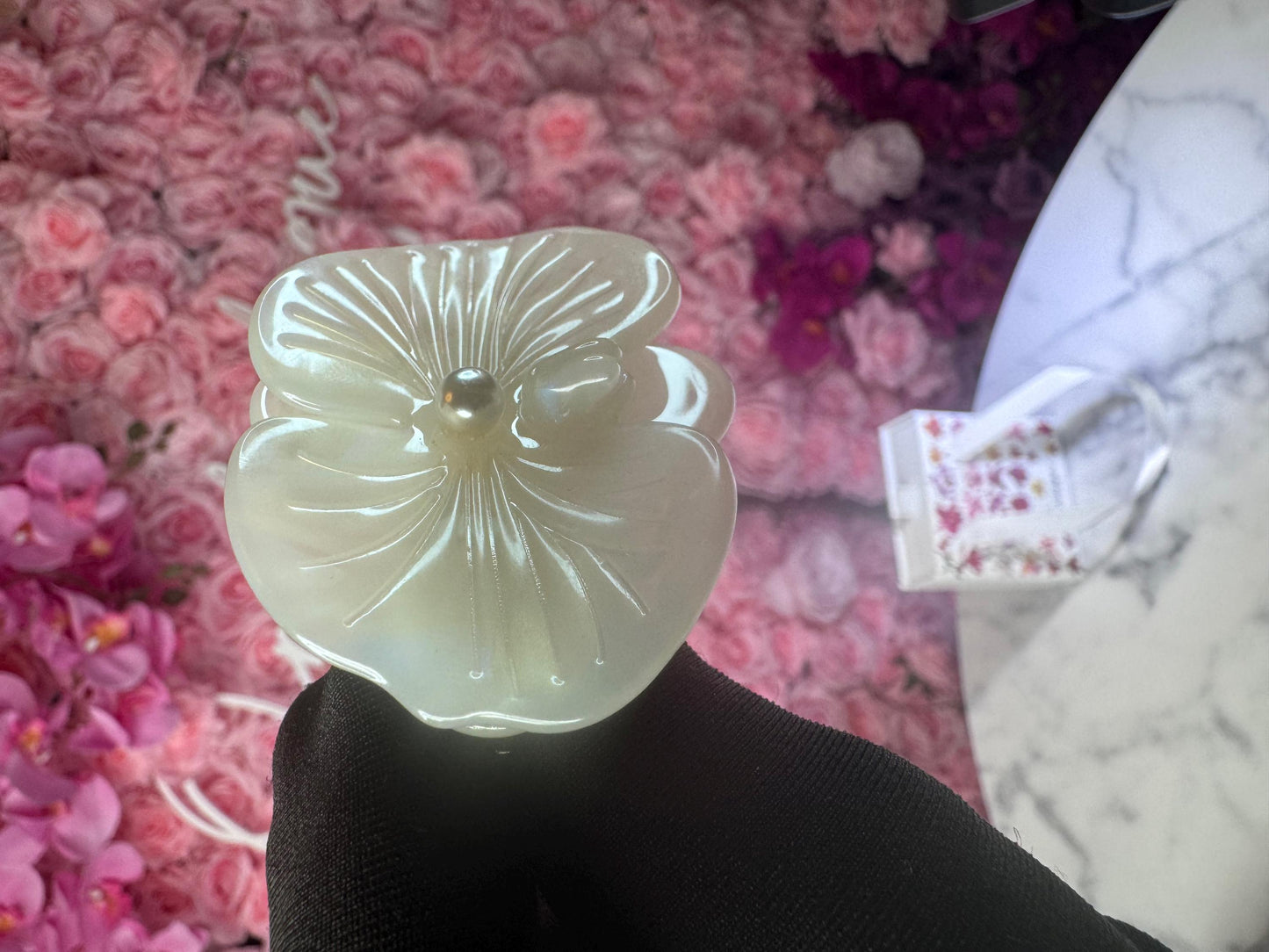 Orchid Hair Barrette • White Orchid Hair Clip • Wedding Hair Piece • Tropical Acetate Clip • Joyeria de Orquídeas