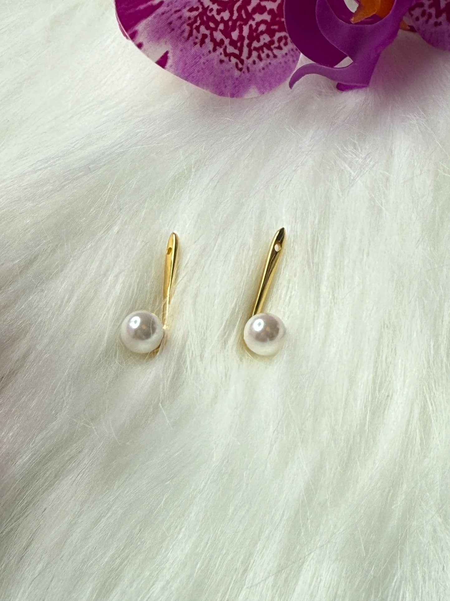Pearl Jacket for Earrings • Versatile Earring Enhancer • Stud Earring Transformer