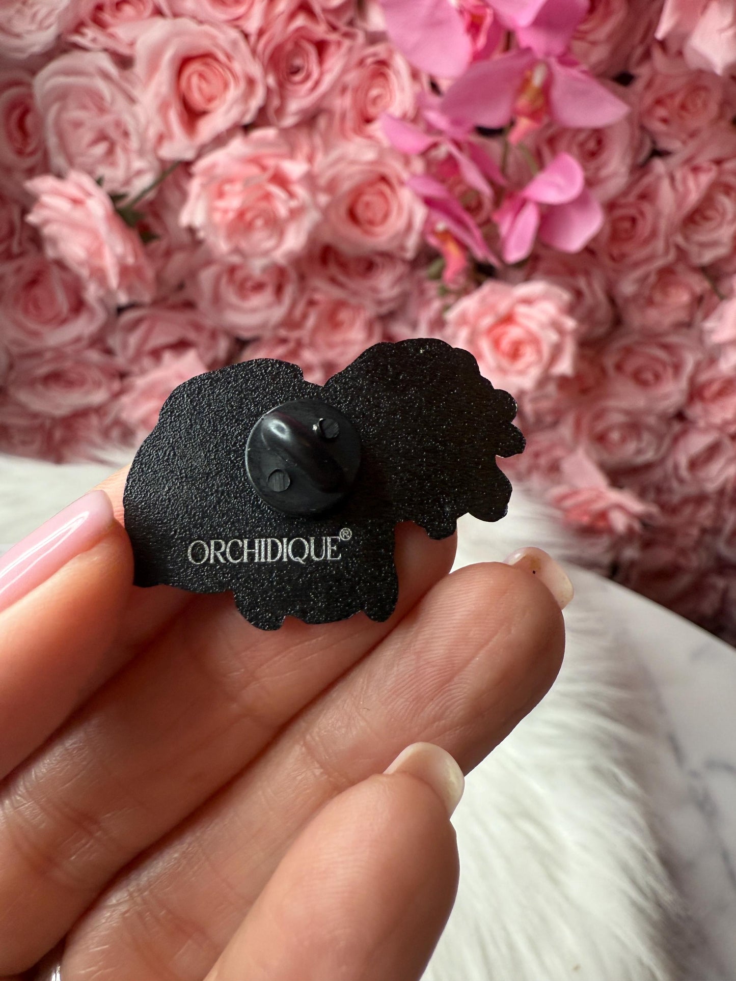 Orchid Muscle Man Papi Pin - Orchid Papi Pin Brooch