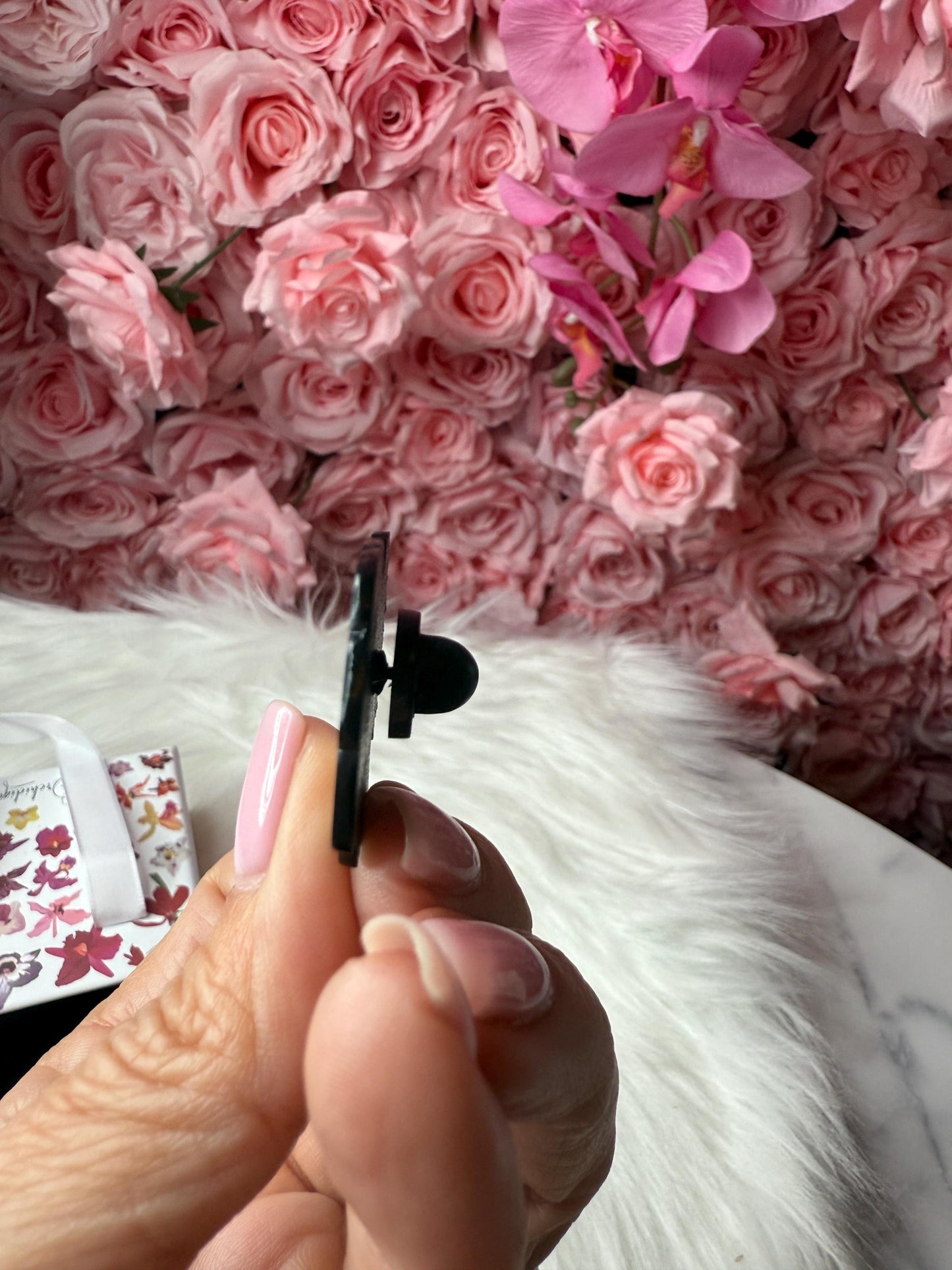 Orchid Muscle Man Papi Pin - Orchid Papi Pin Brooch