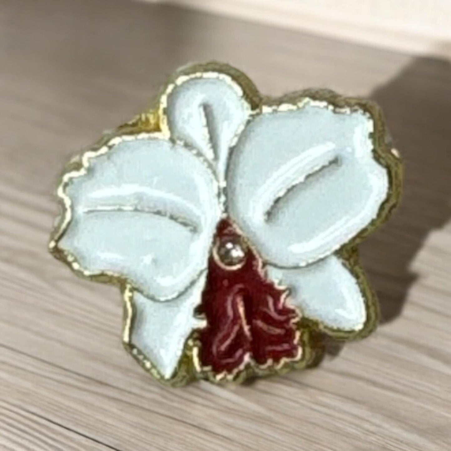Orchid Cattleya Watch Band Charms • Orchid Flower Charms • Floral Watch Band Charms • Gift for Gardners - Orchidique