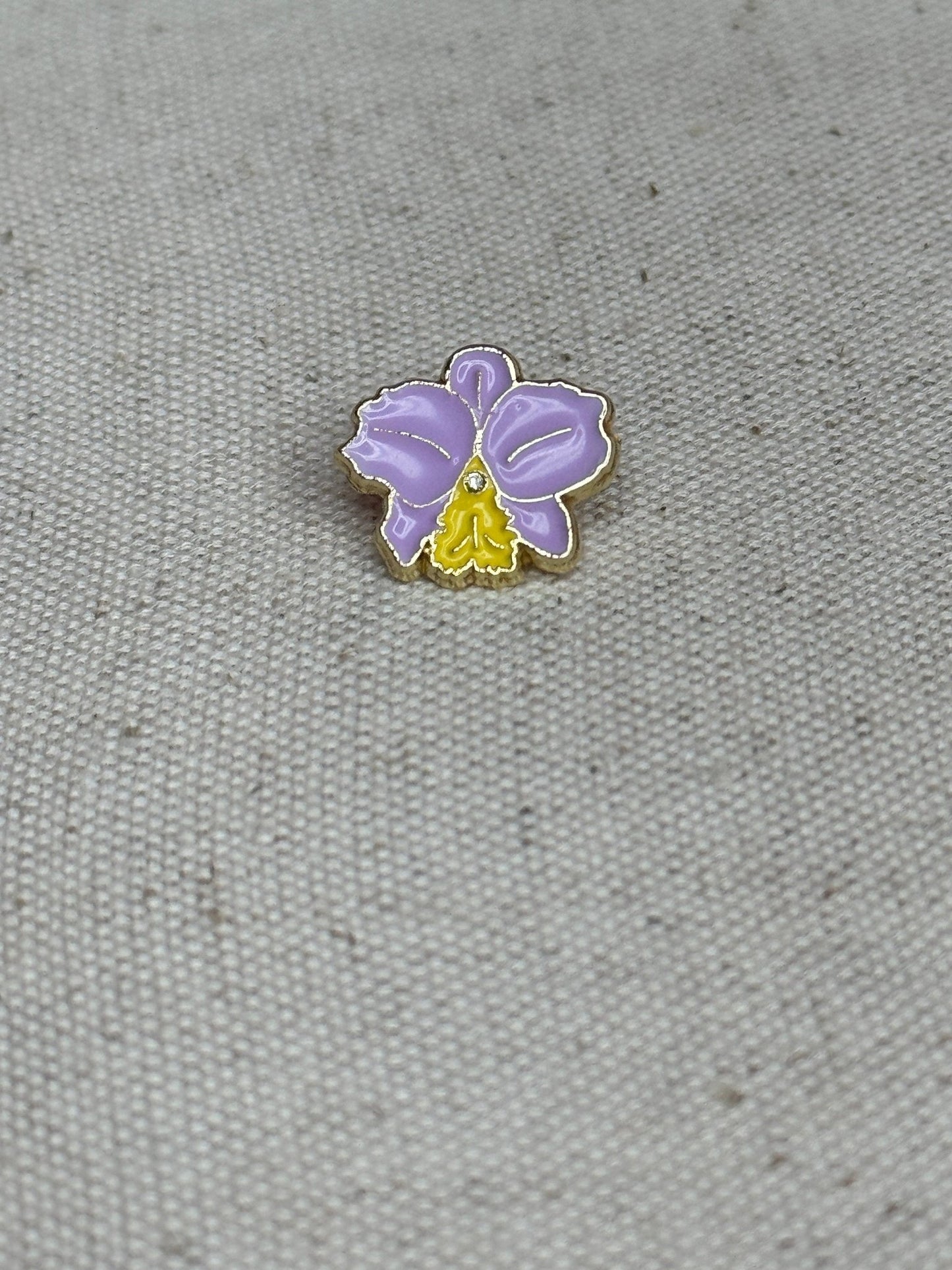 Orchid Cattleya Watch Band Charms • Orchid Flower Charms • Floral Watch Band Charms • Gift for Gardners - Orchidique