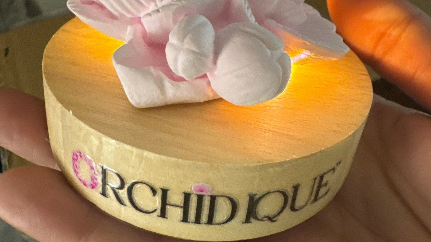 Orchid Diffuser • Phalaenopsis Design • Ceramic Stone • Essential Oil Room Diffuser• Home Fragrance • Personalized Gift - Orchidique