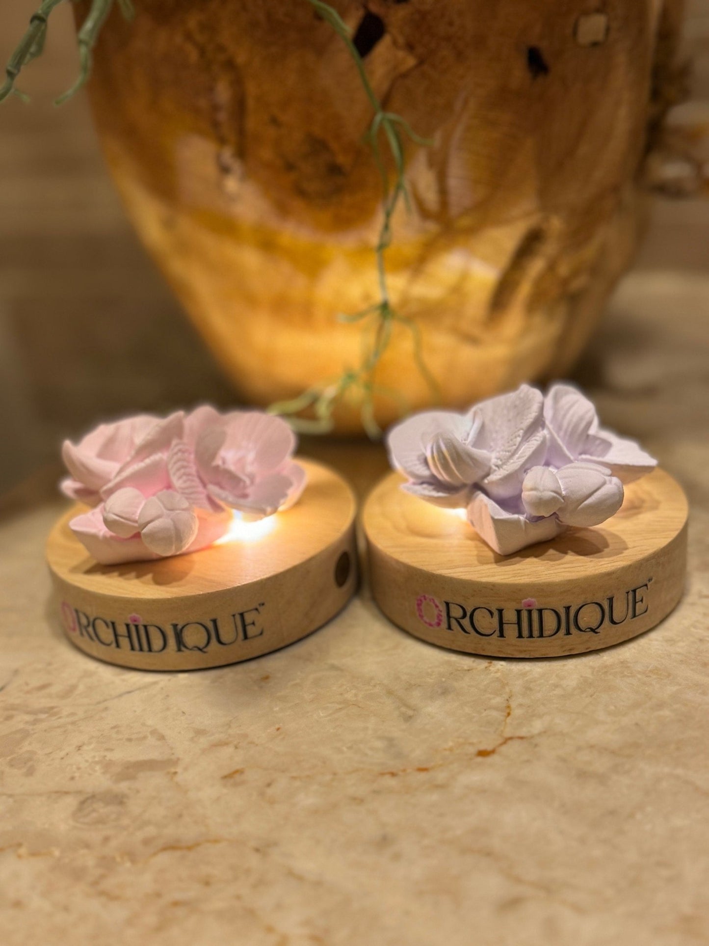 Orchid Diffuser • Phalaenopsis Design • Ceramic Stone • Essential Oil Room Diffuser• Home Fragrance • Personalized Gift - Orchidique