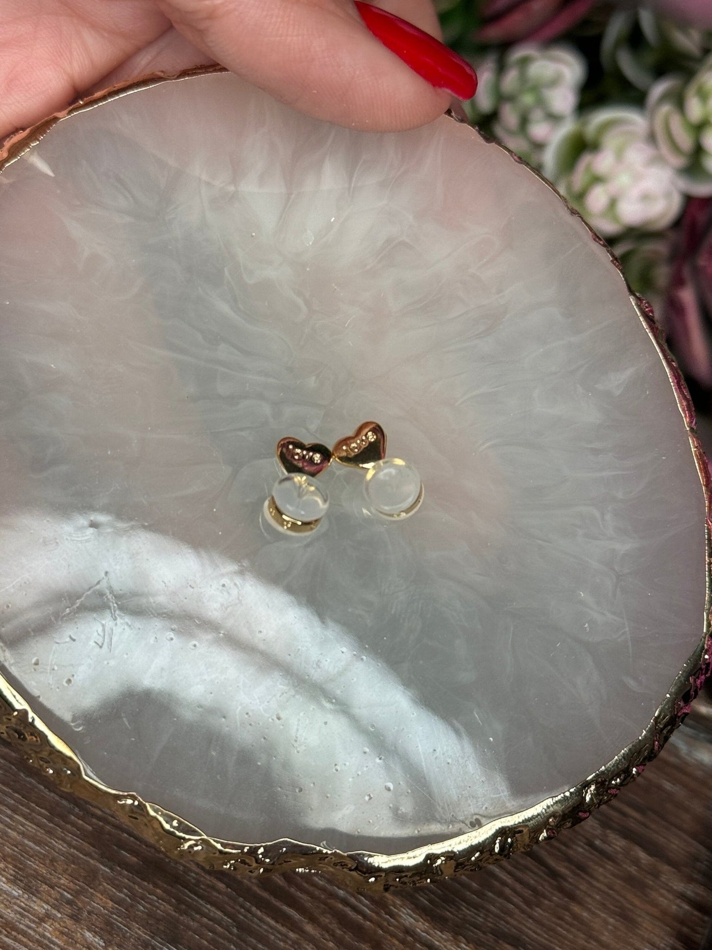 Orchidique™ Pearl Phalaenopsis Orchid Earrings • Unique Handmade Floral Jewelry • Bridal Party Gift - Orchidique