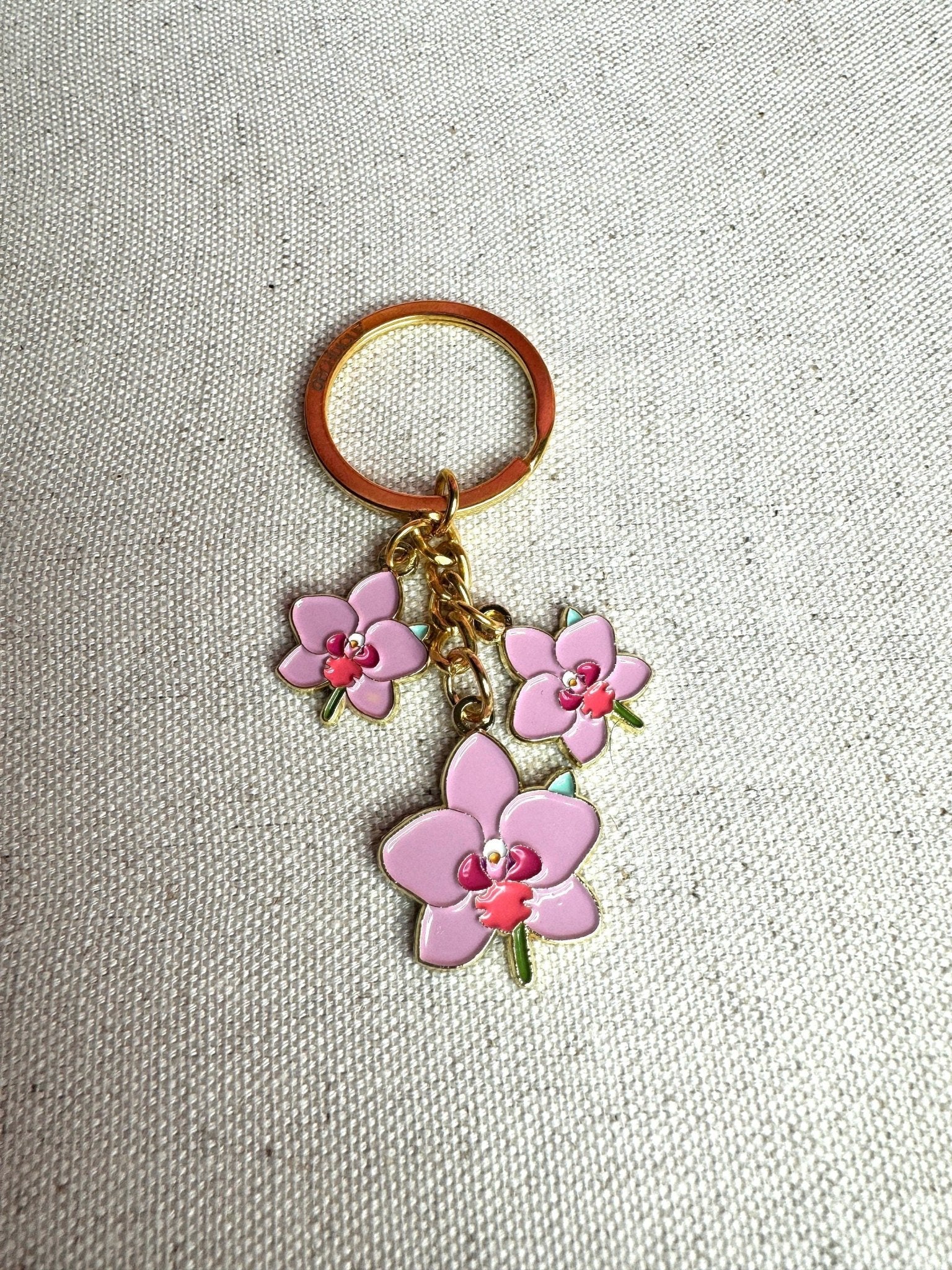 Jm Keychain Beautiful Keychain Design Phalaenopsis Inspired From