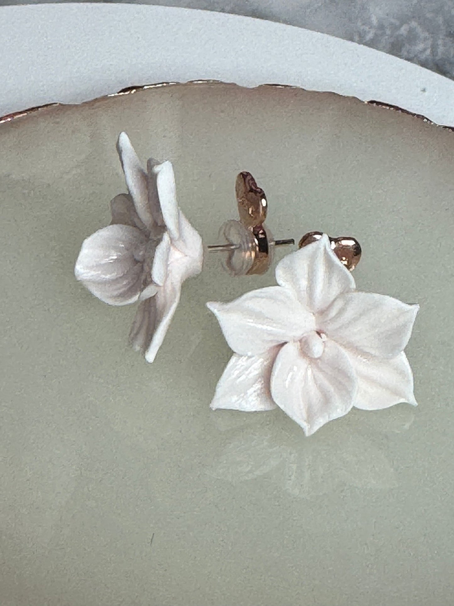 Pink Cattleya Orchid Earrings • Unique Handmade Floral Jewelry • Bridesmaid Gift• Flower Earrings - Orchidique