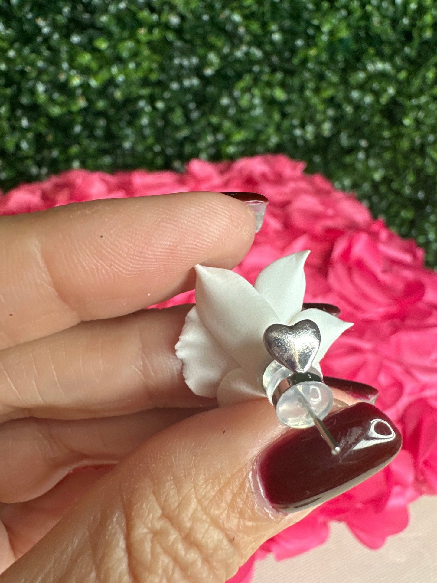 Pink Orchid Flower Earrings • Delicate Floral Jewelry • Unique Gift for Her • Wedding Jewelry • Flower Earrings - Orchidique