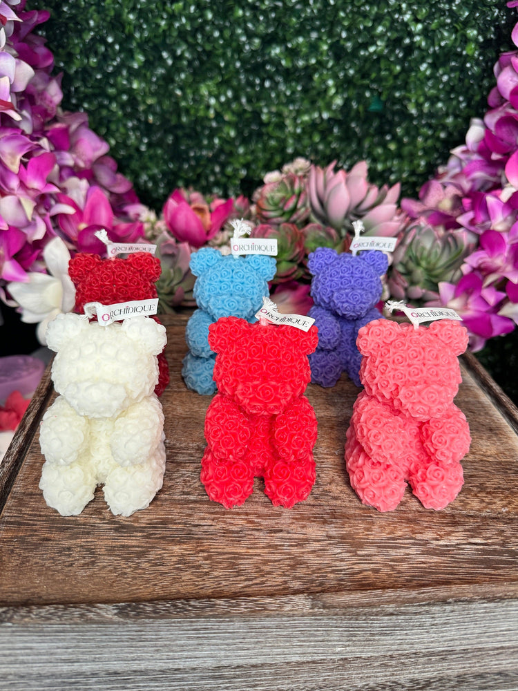 Rose Bear Candles & Soaps 🧸