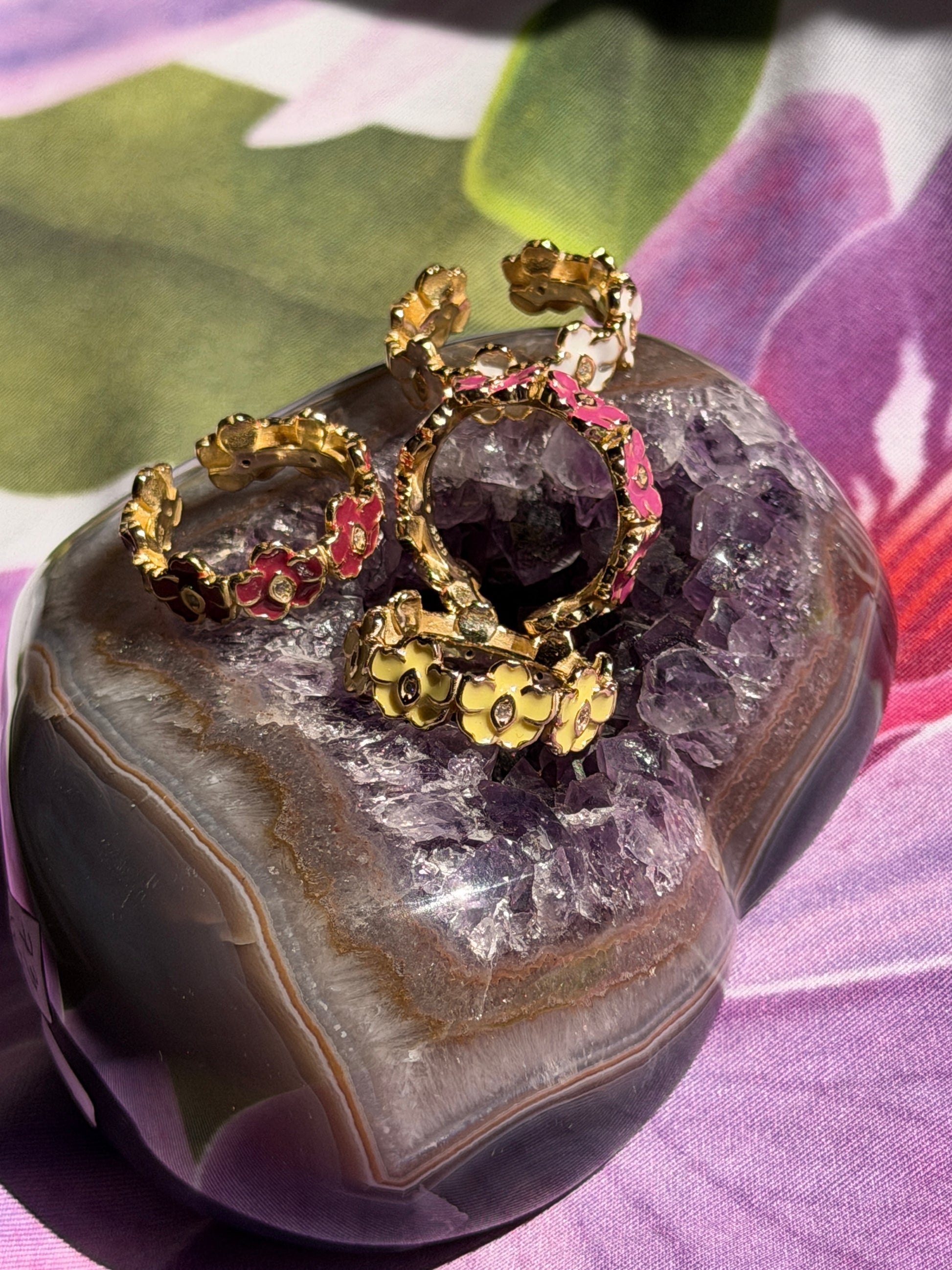 The Vanda Ring Collection : Vanda Orchid Rings - Orchidique