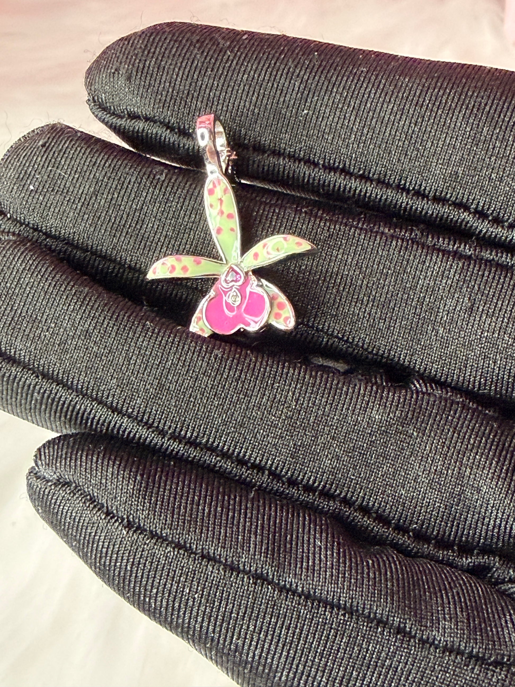 Brassocattleya Collection: Inspiration Small World BC Hippodamia Orchid Jewelry - Orchidique