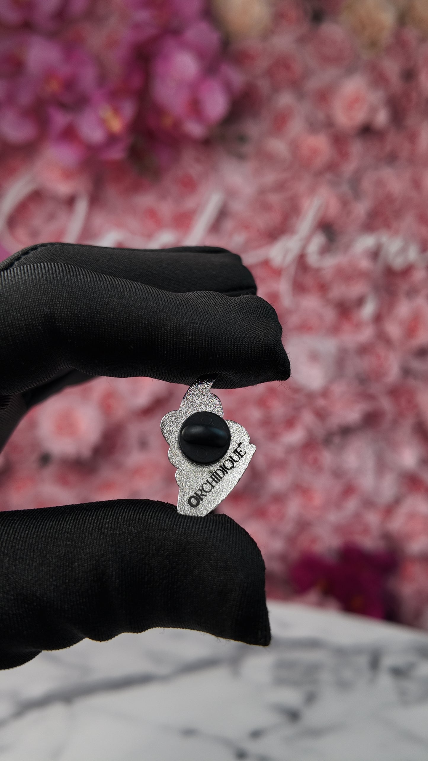 Cattleya Walkeriana Orchid Plant Enamel Pin