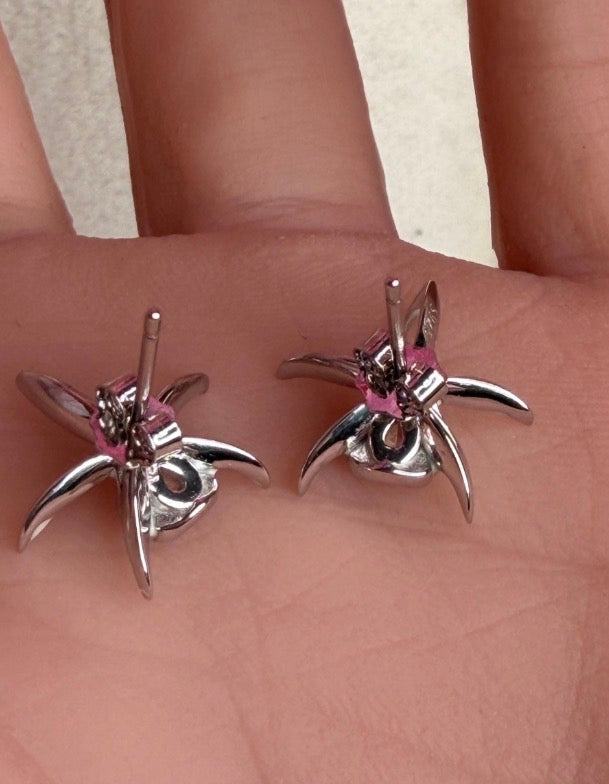 Brassocattleya spotted Jewelry : Orchid Necklace or Earrings - Orchidique