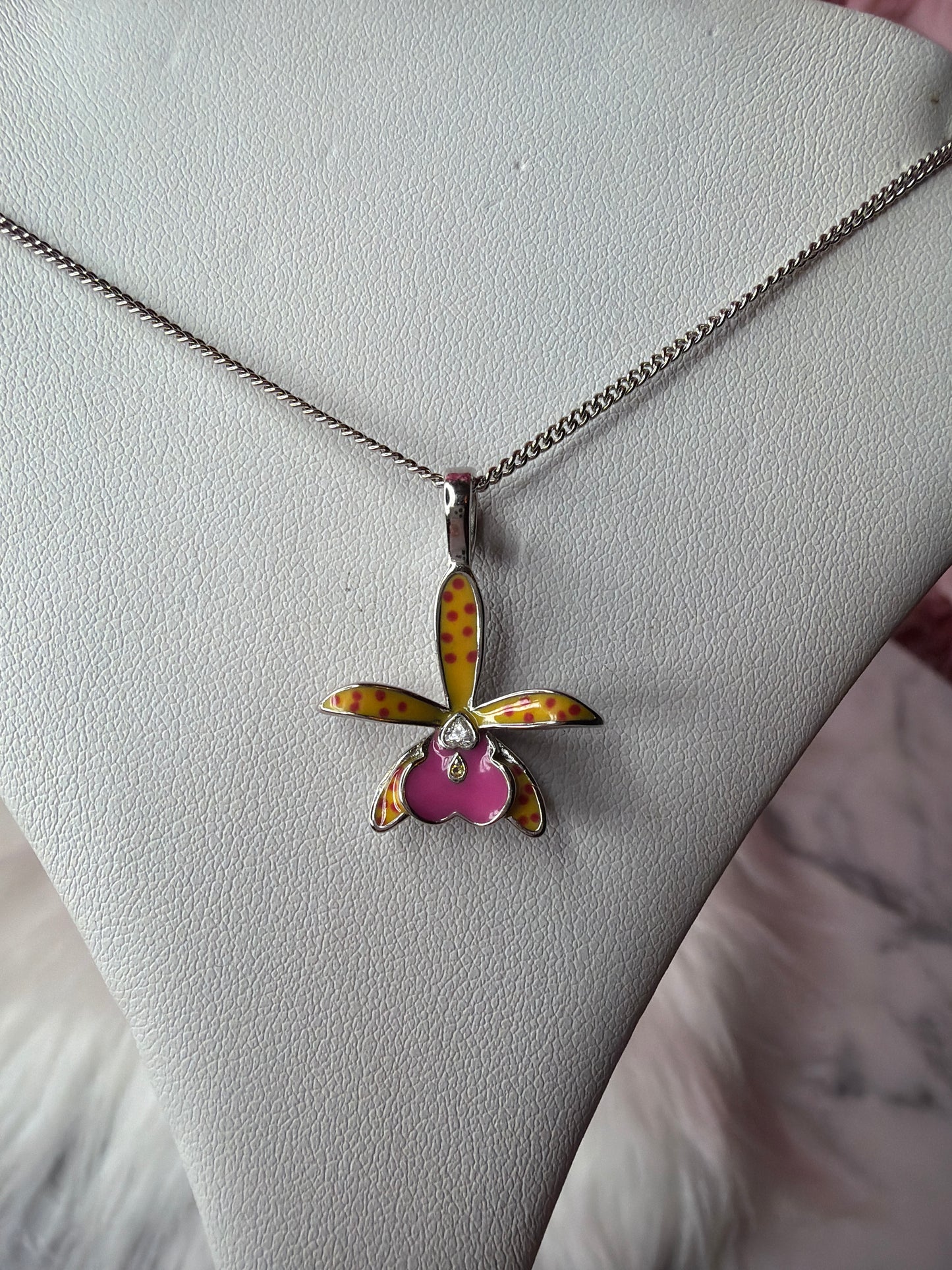 Brassocattleya Collection: Inspiration Small World BC Hippodamia Orchid Jewelry - Orchidique