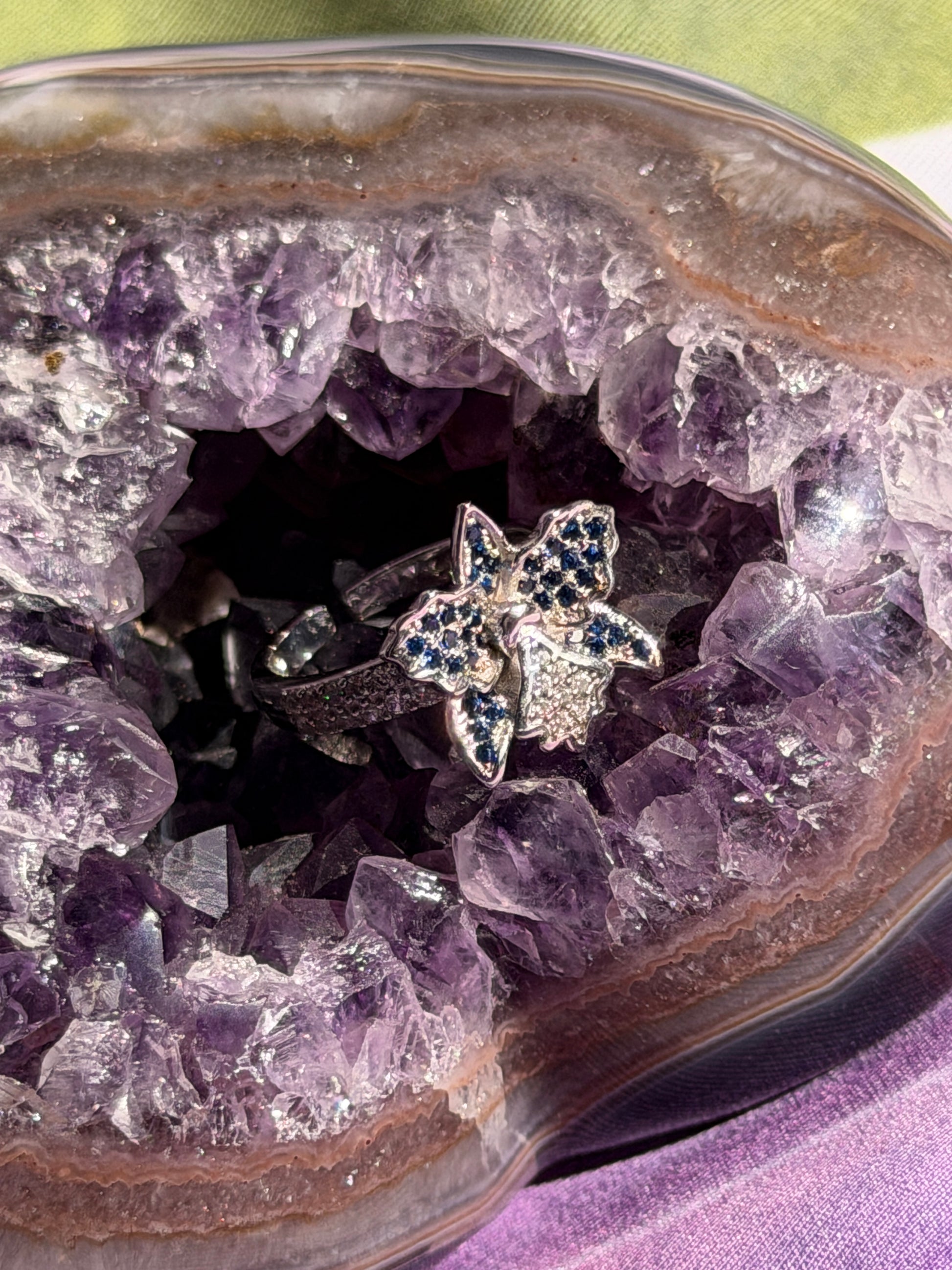 CattaLuisa Collection of Rings- Cattleya Flower Ring - Orchidique