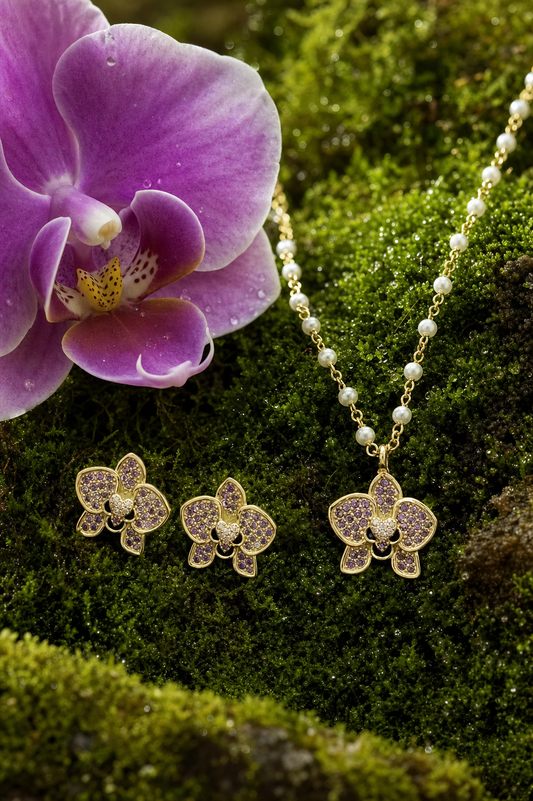 Whispers of the Heart & the Moon Collection: Lavender Phalaenopsis