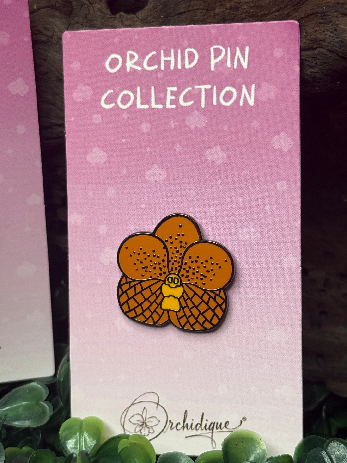 Vanda Brooch: Hard Enamel Pin Brooch