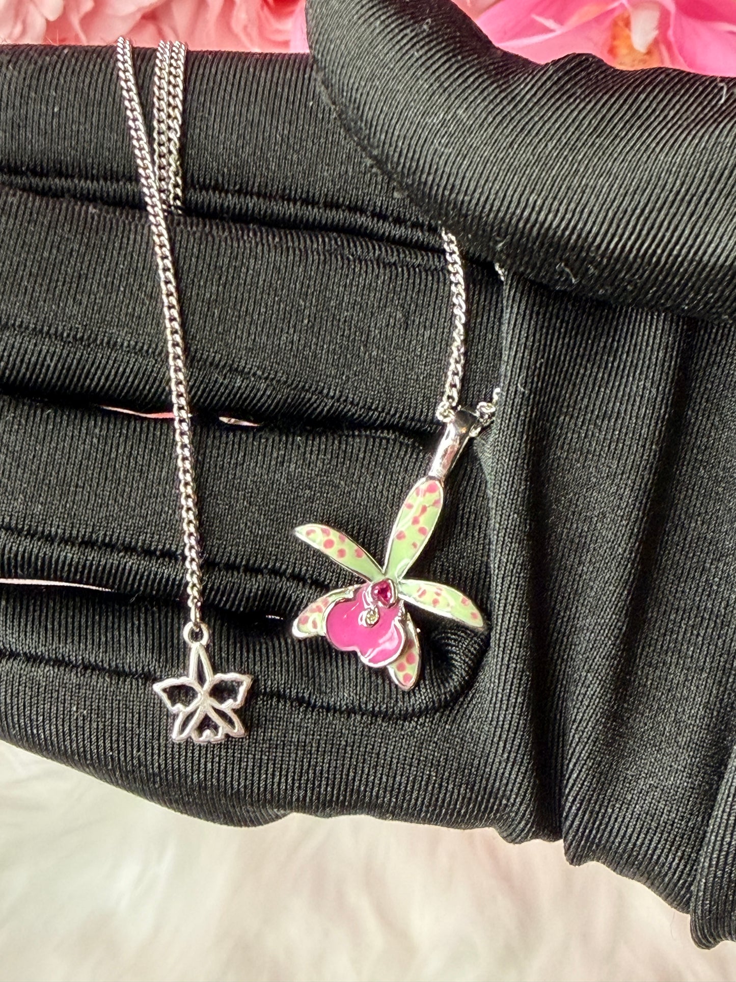 Brassocattleya Collection: Inspiration Small World BC Hippodamia Orchid Jewelry - Orchidique
