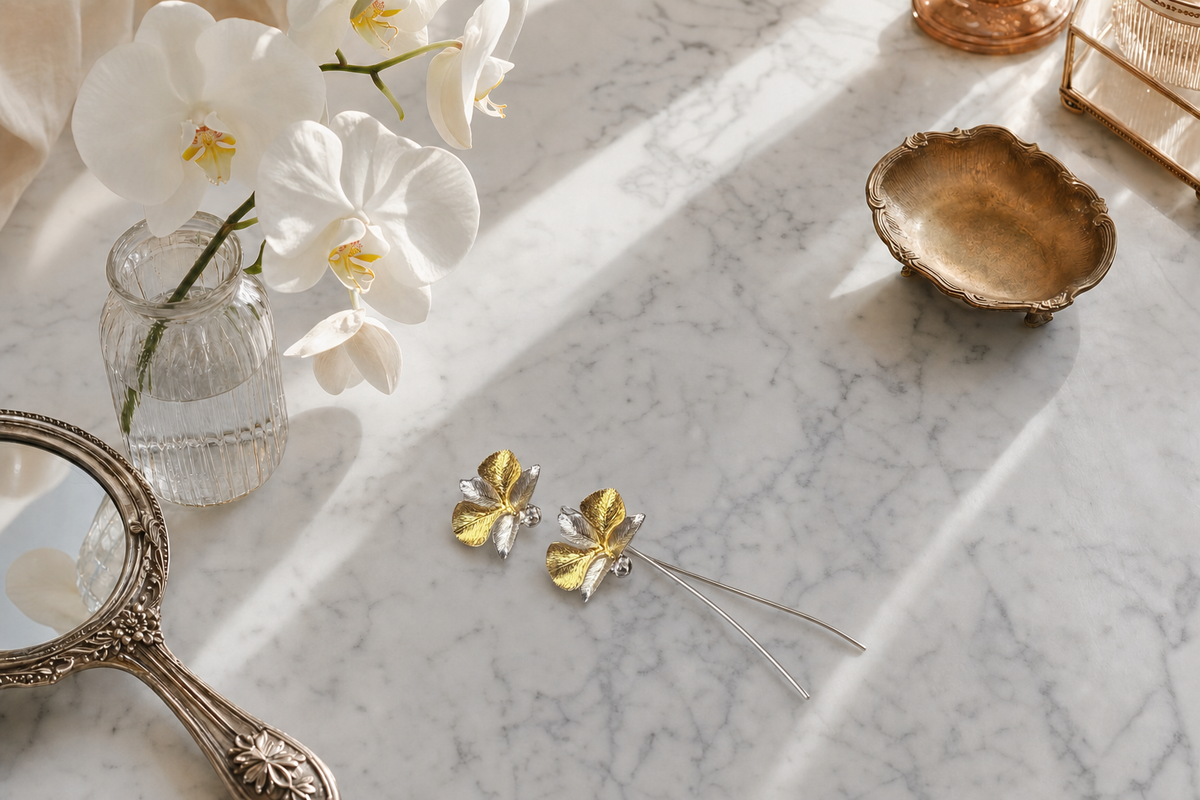 Phalaenopsis Orchid Hoop Earrings — Orchidique view 18
