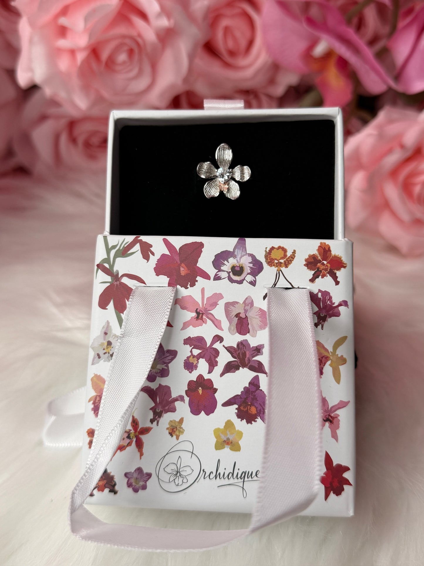 Vanda Loke Collection: Orchid Ring • Heart Labellum - Orchidique