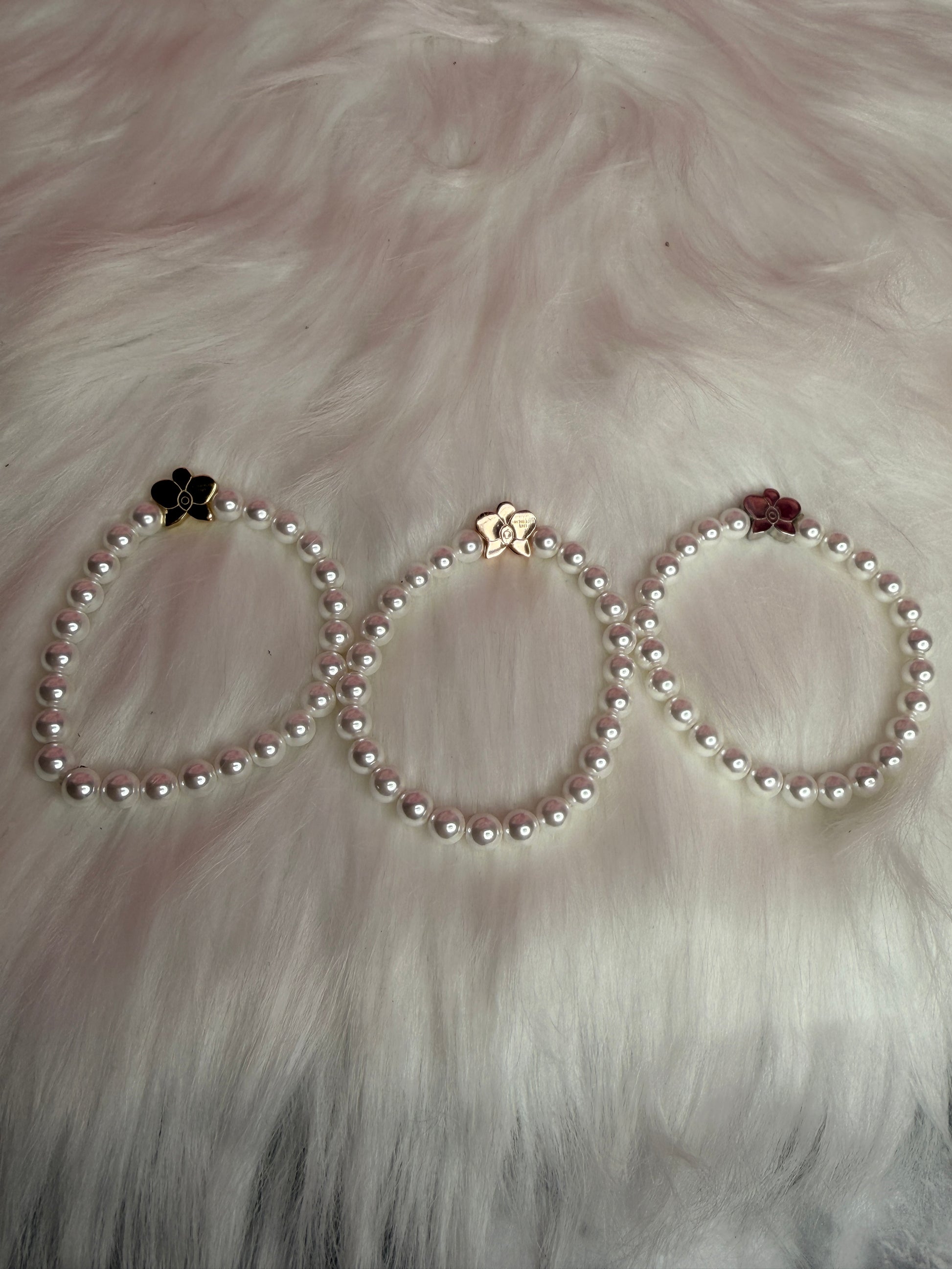 Phalaenopsis Orchid Pearl Bracelet - Orchidique