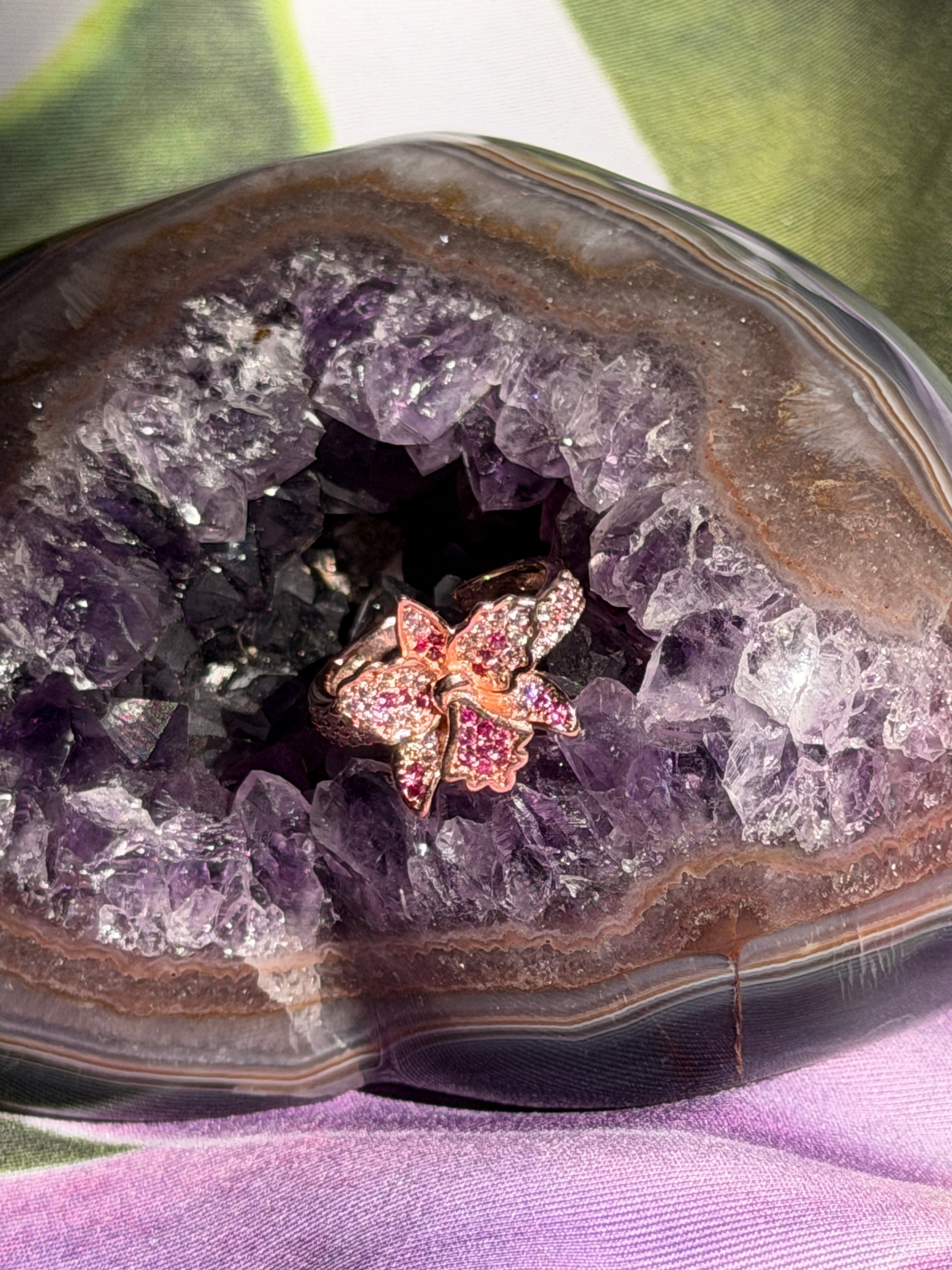 CattaLuisa Collection of Rings- Cattleya Flower Ring - Orchidique