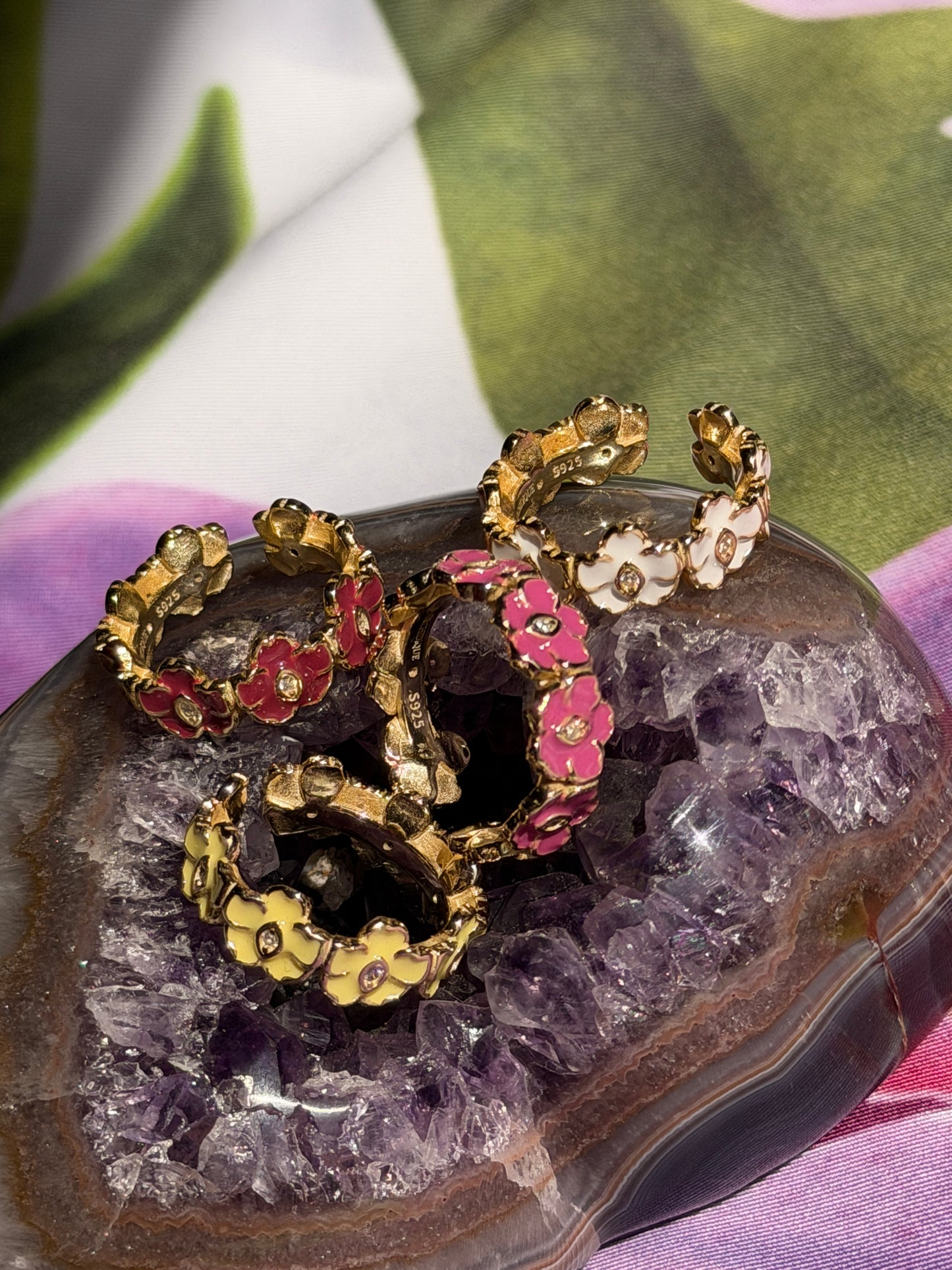 The Vanda Ring Collection : Vanda Orchid Rings - Orchidique