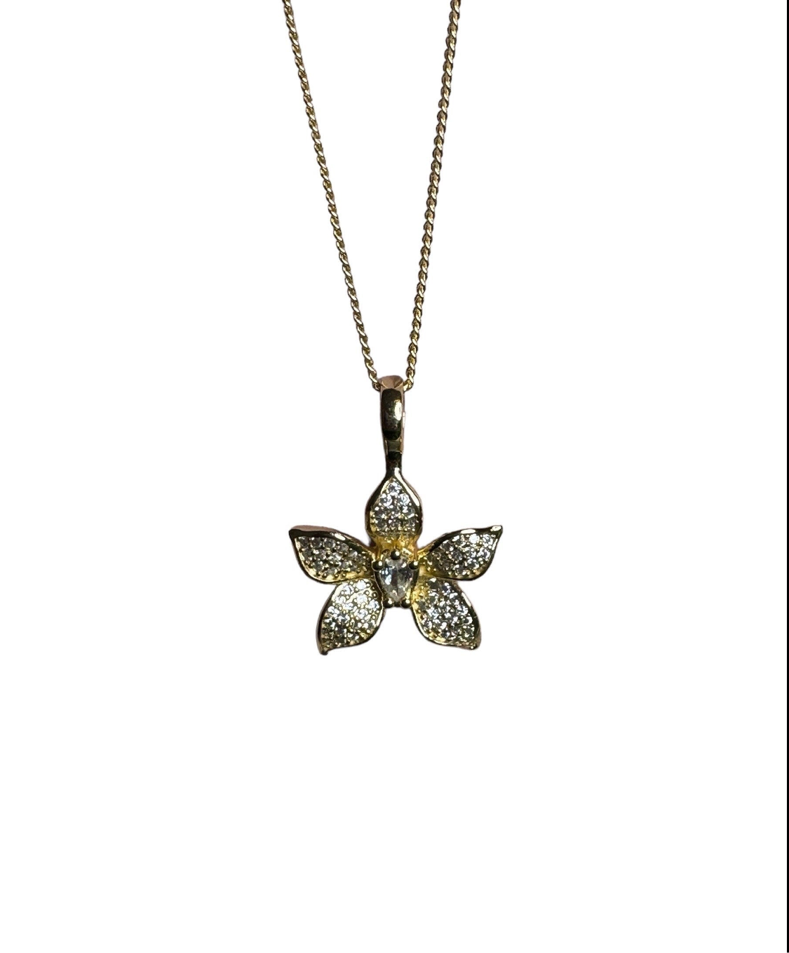 La Brillosa Cattleya Collection: Orchid Pendant Necklace