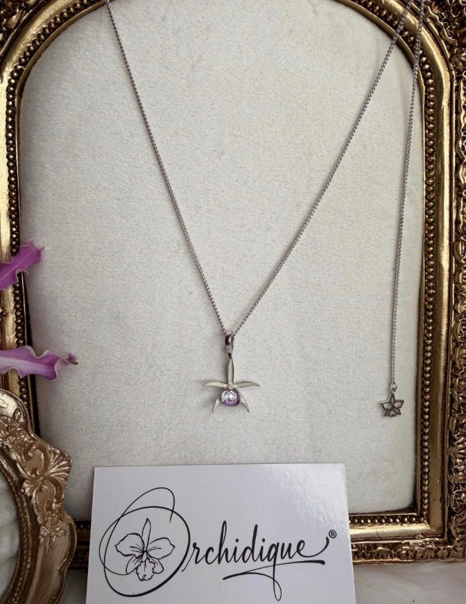 Brassocattleya spotted Jewelry : Orchid Necklace or Earrings - Orchidique