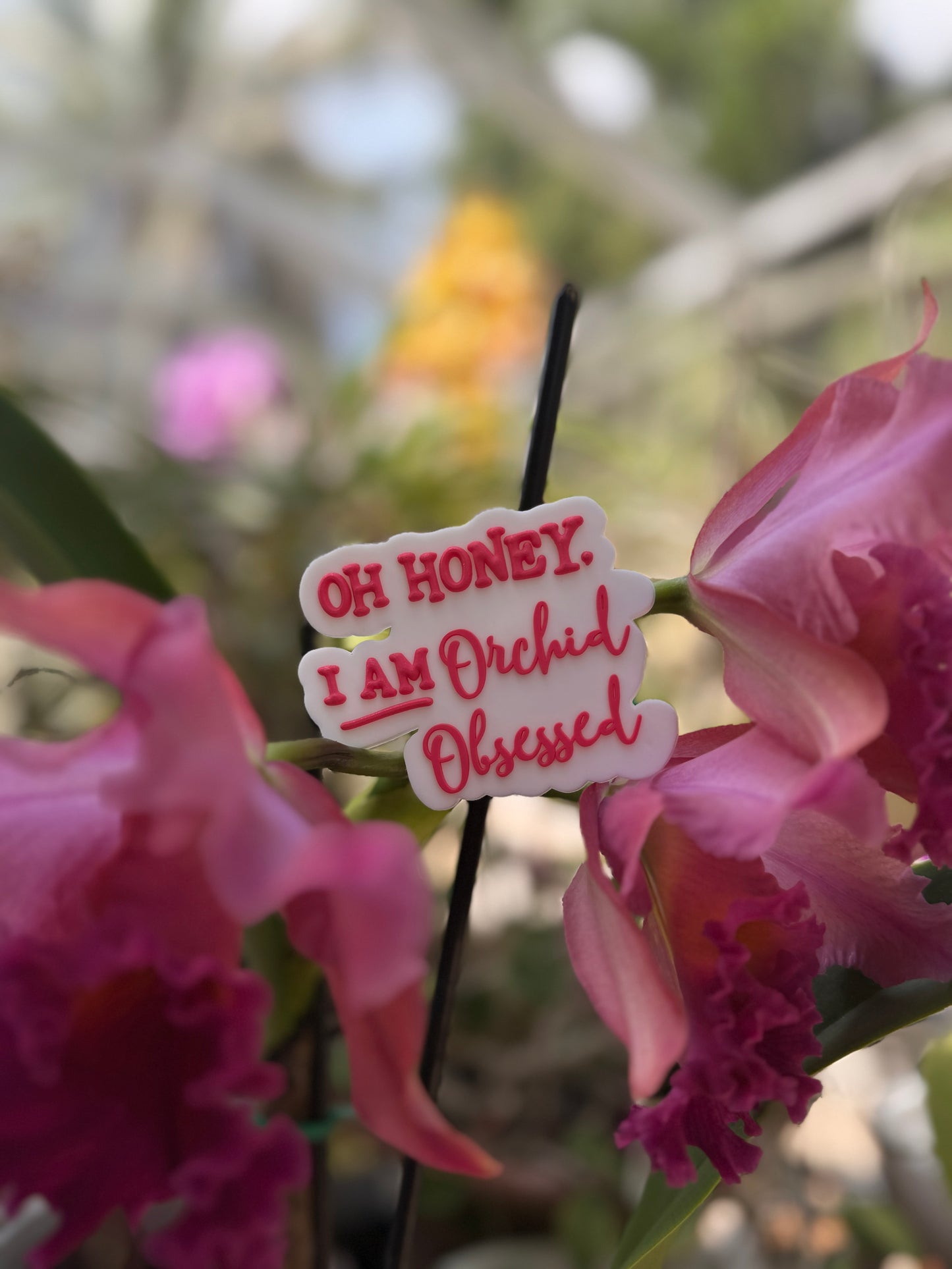 Oh Honey, I'm Orchid Obsessed- Bogg compatible Bag Charm