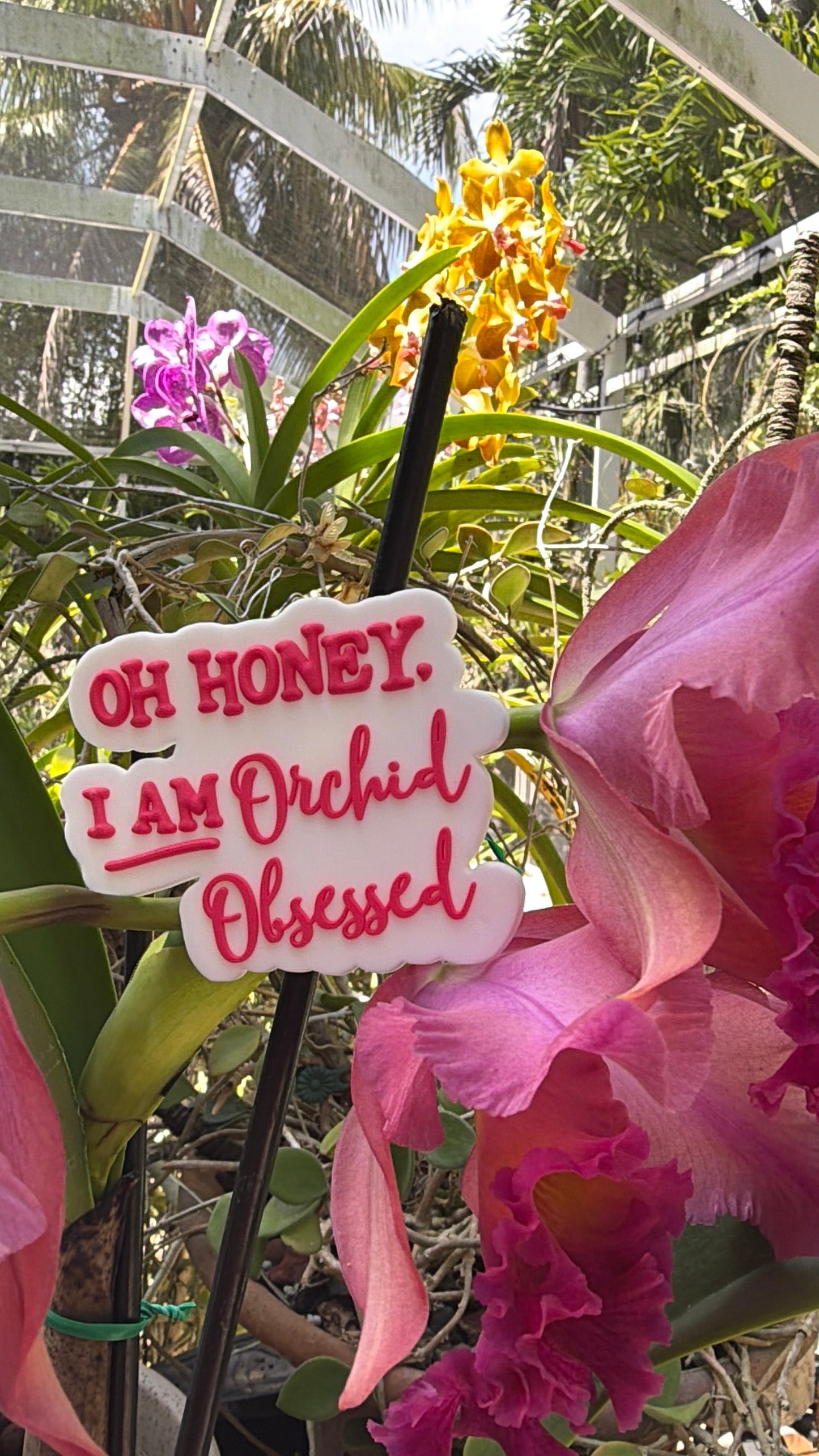 Oh Honey, I'm Orchid Obsessed- Bogg compatible Bag Charm