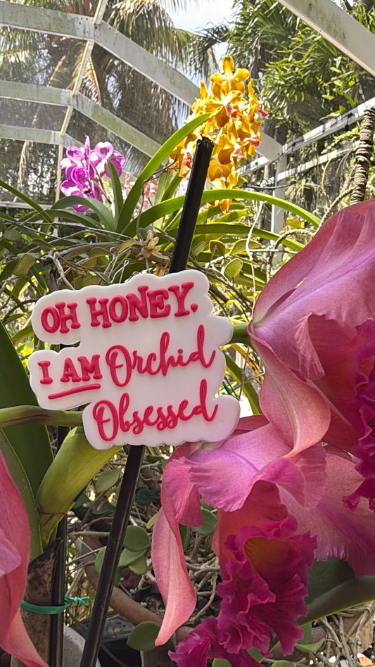 Oh Honey, I'm Orchid Obsessed- Bogg compatible Bag Charm