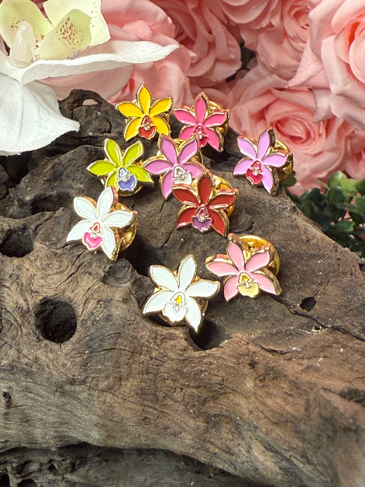 Mini Pins Cattleya Orchid Pin Collection