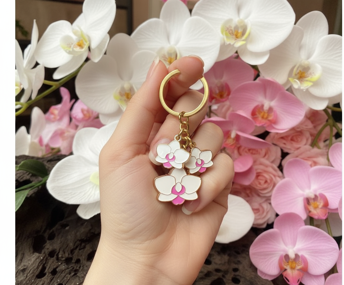 Phalaenopsis Inspired from my Cutie Angel Orchid Keychain