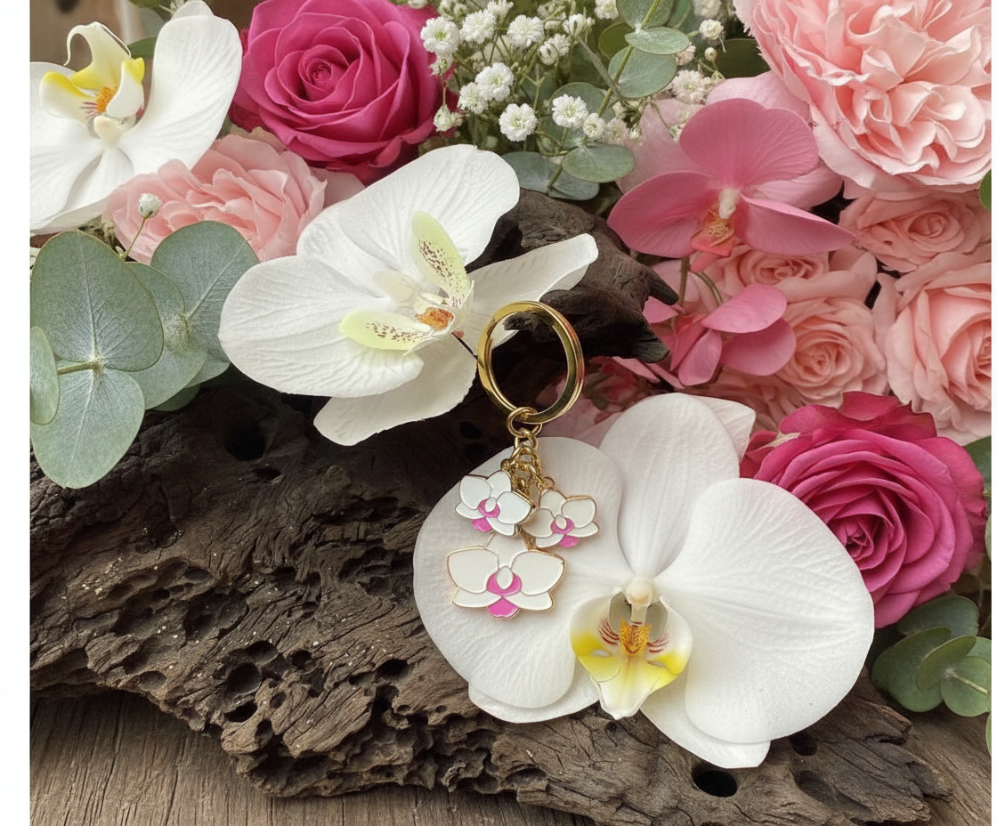 Phalaenopsis Inspired from my Cutie Angel Orchid Keychain