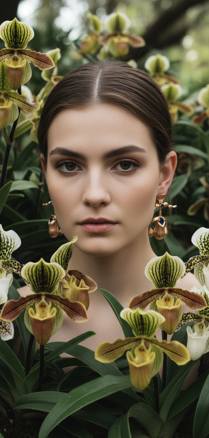 Lady Slipper Collection: Paphiopedilum Rose Gold