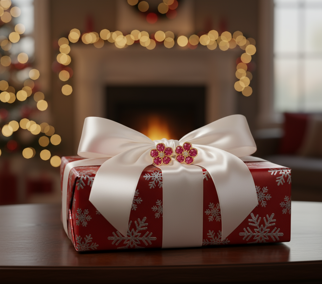 Vanda Dotted Delights Collection: Red Mimi Vanda Earrings