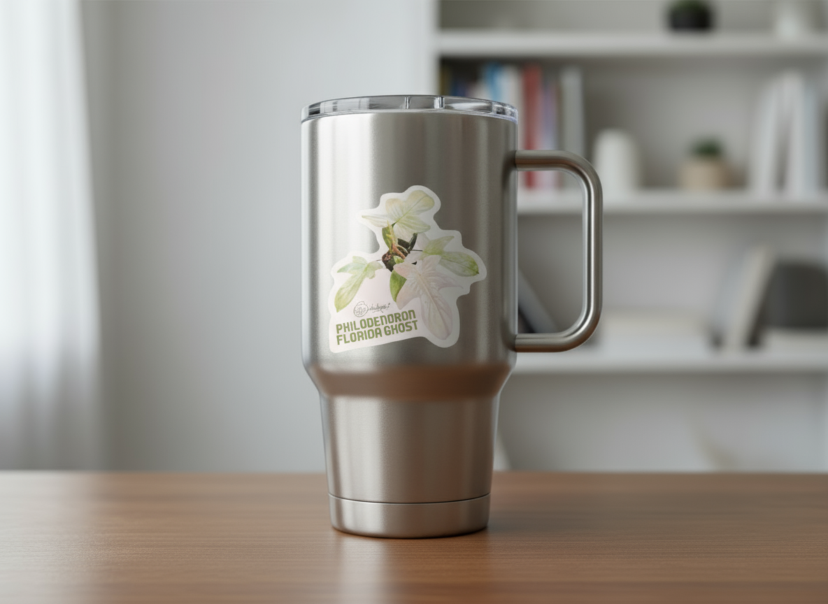 Philodendron Leaf Sticker • Florida Ghost Sticker