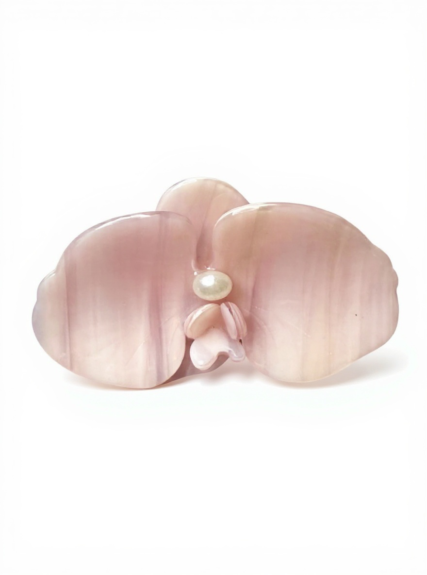 Orchid Hair Barrette • Pink Orchid Hair Clip