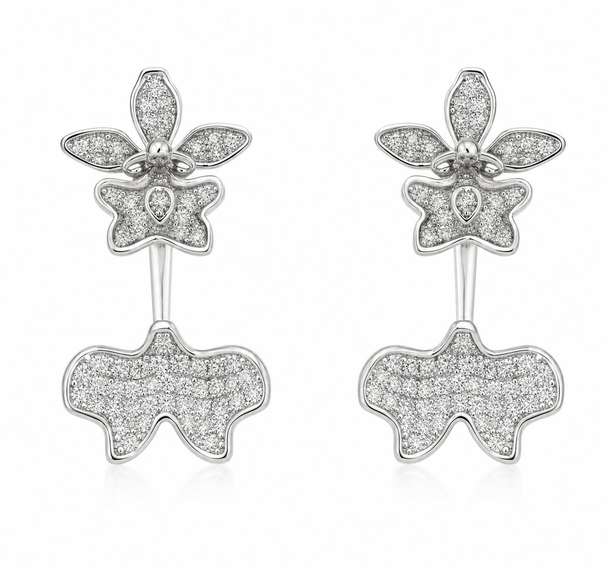 Tolumnia Orchid Stud Earrings — Orchidique view 11