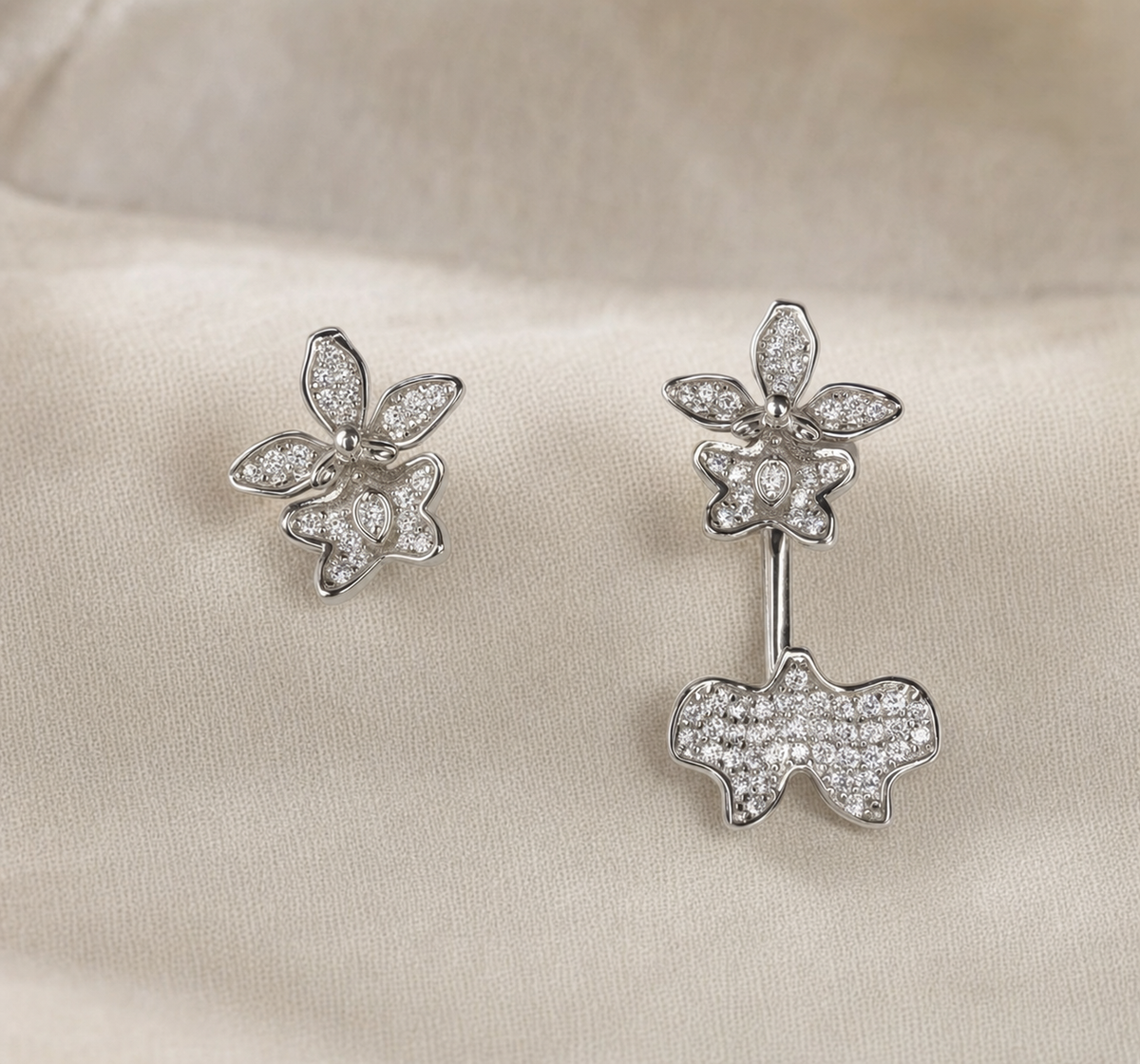 Tolumnia Orchid Stud Earrings — Orchidique view 6