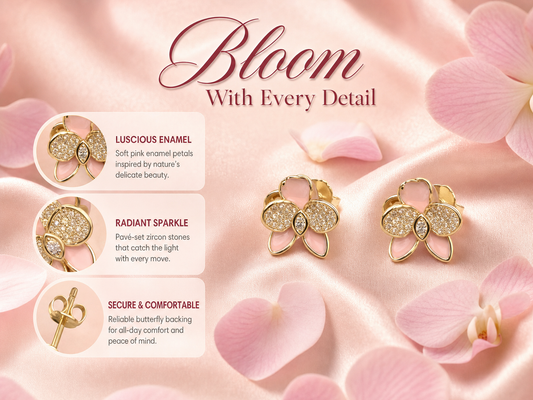 Whispers Glow Collection: Baby Pink Phalaenopsis Orchid Set