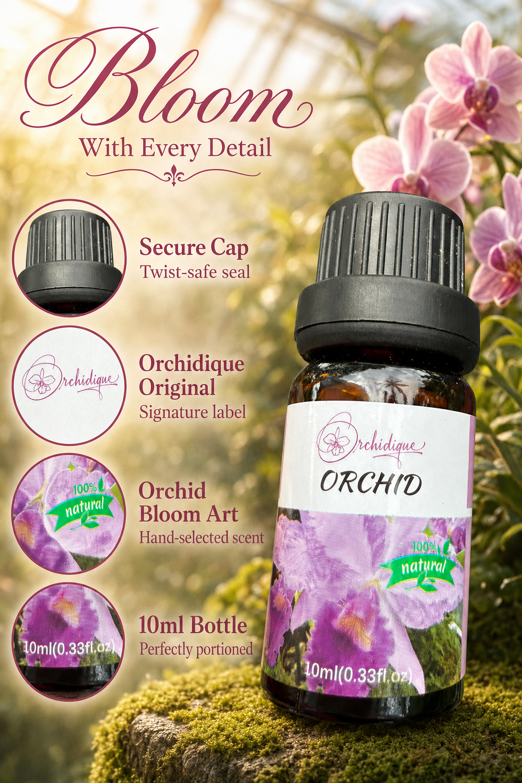 Sea Salt & Orchid Fragrance Oil — 10ml Bottle