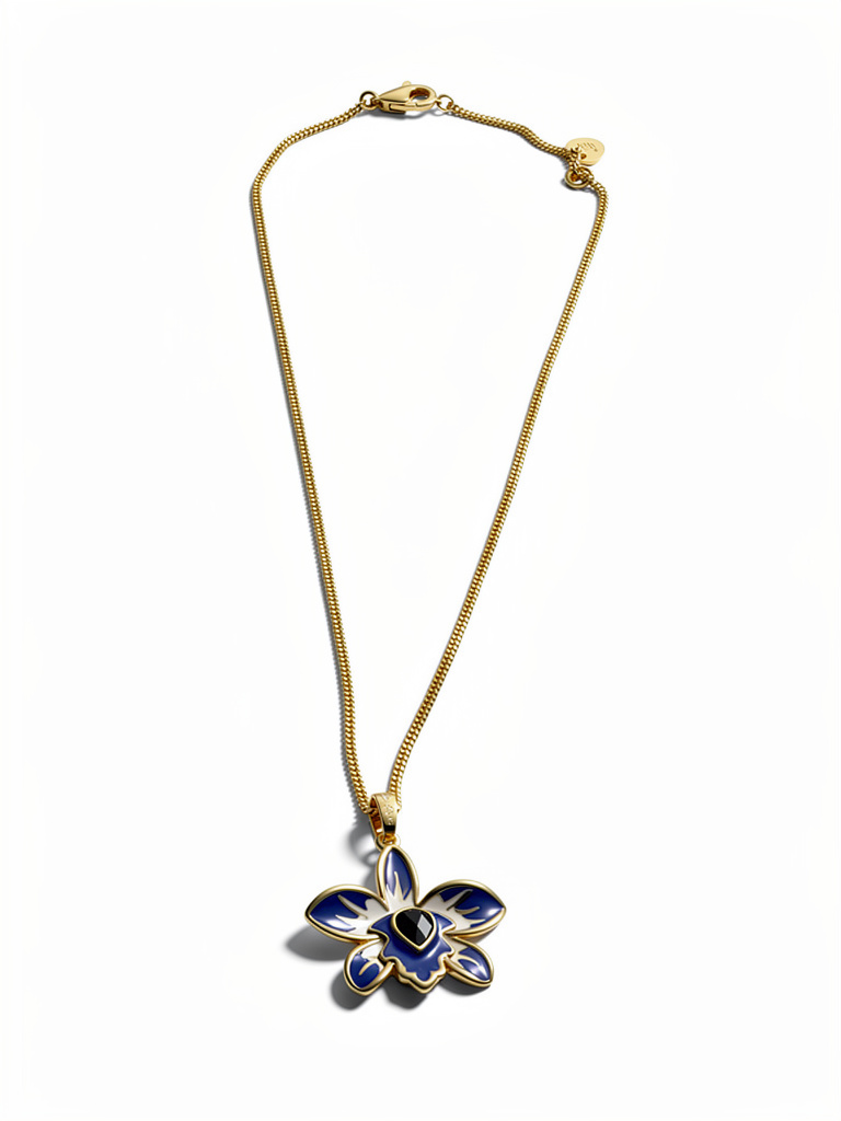 Violacea Collection : Blue Cattleya Violecea Inspired Jewelry - Orchidique